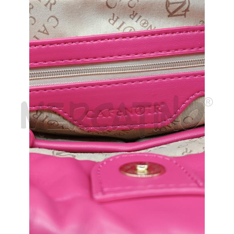BORSA DONNA CAFENOIR ROSA MANICI E TRACOLLA  | Mercatino dell'Usato Torino tenivelli 5
