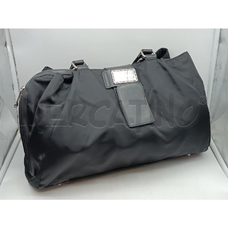 BORSA DONNA CALVIN KLEIN RASO NERO E T.PELLE  | Mercatino dell'Usato Torino tenivelli 1