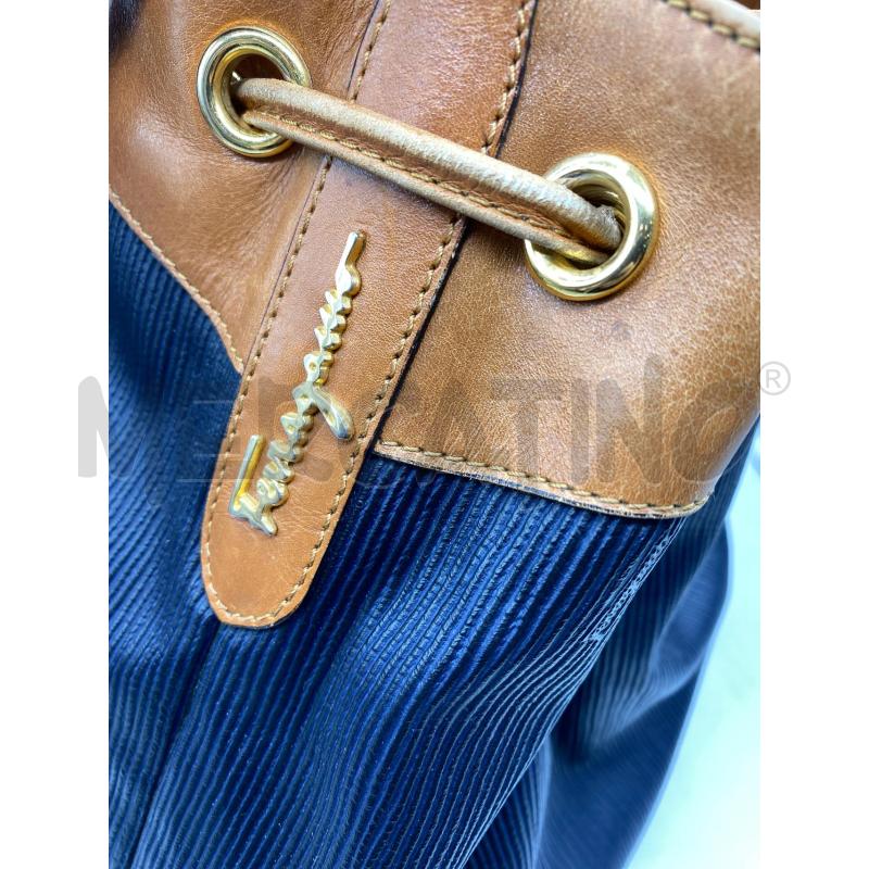 BORSA DONNA FERRAGAMO BLUNOTTE INSERTI MARRONE  | Mercatino dell'Usato Torino tenivelli 3
