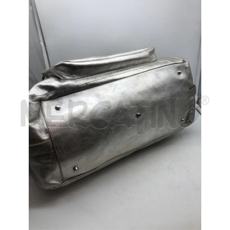 BORSA DONNA FURLA GRIGIO ARGENTATO INTERNO NERO | Mercatino dell'Usato Torino tenivelli 5