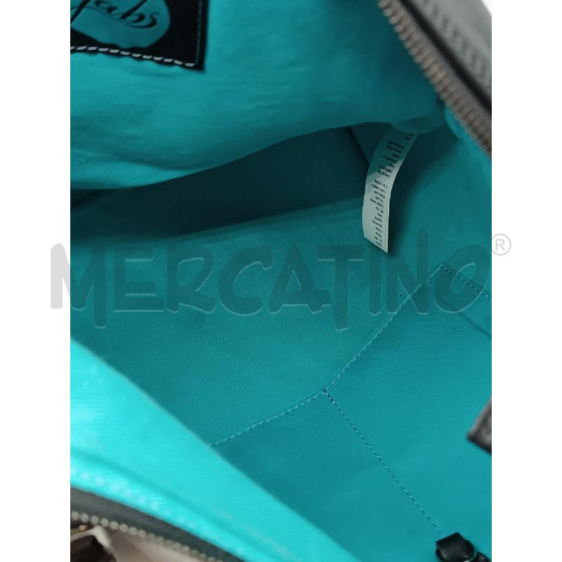 BORSA DONNA GABS PELLE E CAVALLINO NERO GRIGIO MACULATO CON TRACOLLA | Mercatino dell'Usato Torino tenivelli 4