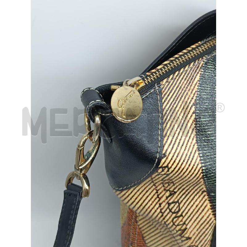 BORSA DONNA GATTINONI FANTASIA BLU GIALLO SENAPE  | Mercatino dell'Usato Torino tenivelli 3