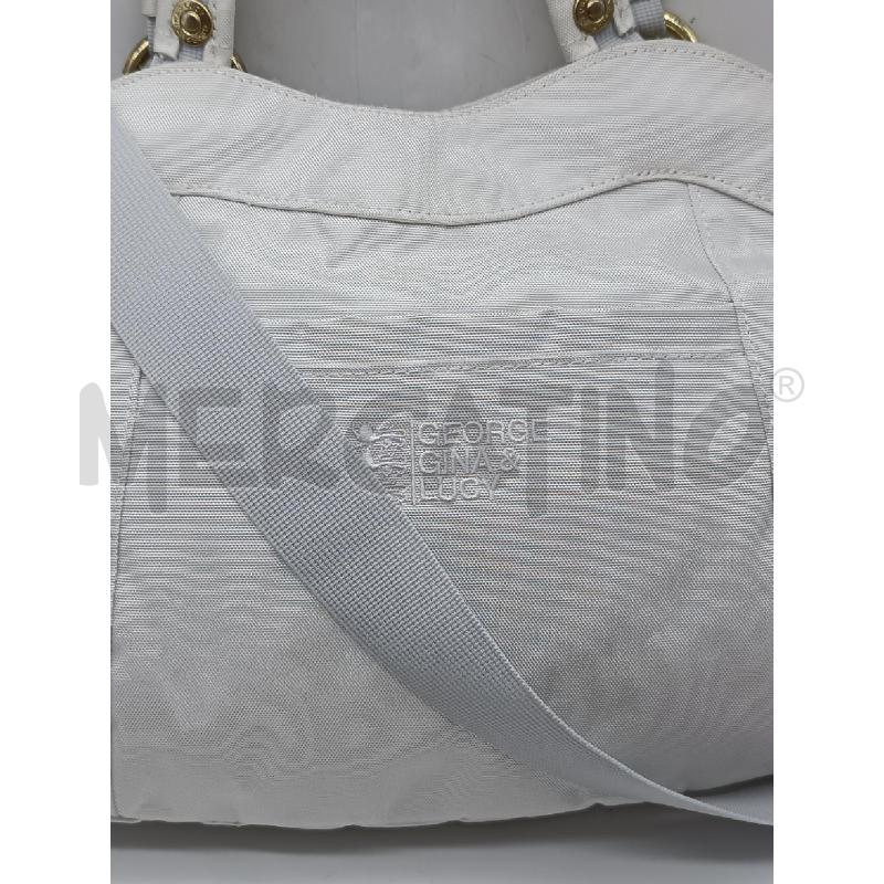 BORSA DONNA GEORGE GINA&LUCY BIANCA LUCHETTO DORATO  | Mercatino dell'Usato Torino tenivelli 3