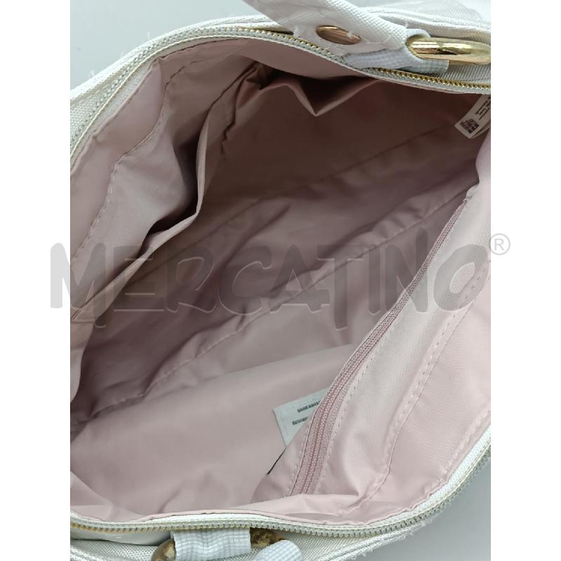 BORSA DONNA GEORGE GINA&LUCY BIANCA LUCHETTO DORATO  | Mercatino dell'Usato Torino tenivelli 4