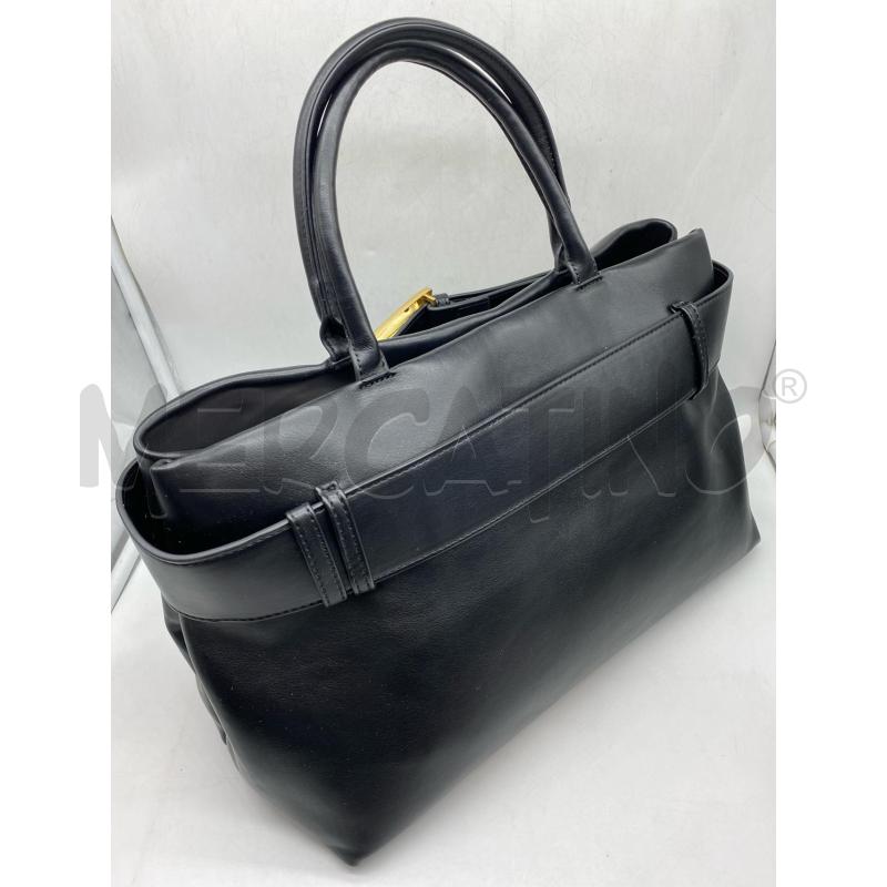 BORSA DONNA GIO CELLINI NERA INSERTI DORATI  | Mercatino dell'Usato Torino tenivelli 4