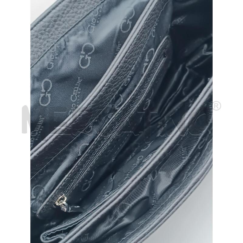 BORSA DONNA GIO CELLINI NERA PELLE MARTELLATA E BORCHIE  | Mercatino dell'Usato Torino tenivelli 4