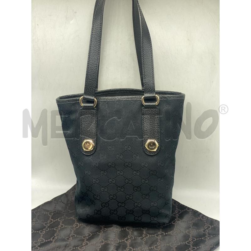 BORSA DONNA GUCCI SECHIELLO NERO  | Mercatino dell'Usato Torino tenivelli 1