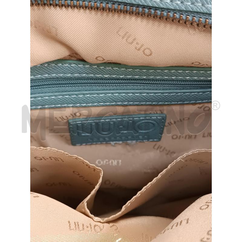 BORSA DONNA LIU JO TURCHESE E DETTAGLI ACCAIO  | Mercatino dell'Usato Torino tenivelli 5