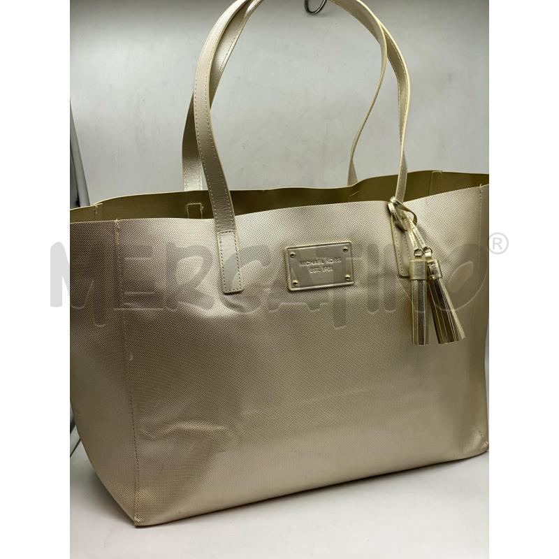 BORSA DONNA MICHAEL KORS BEIGE PAILLETTES  | Mercatino dell'Usato Torino tenivelli 1