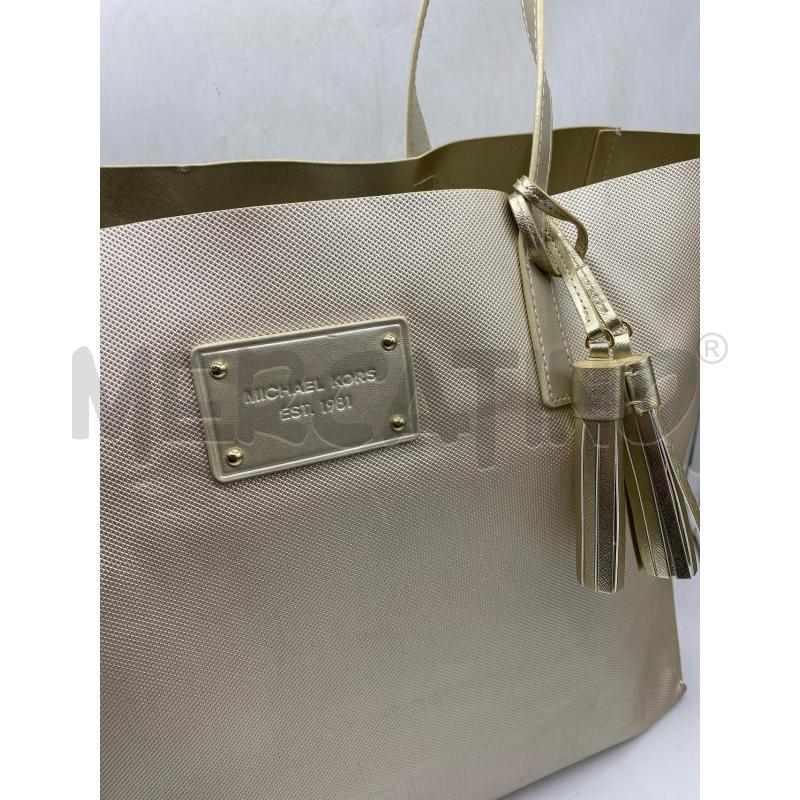 BORSA DONNA MICHAEL KORS BEIGE PAILLETTES  | Mercatino dell'Usato Torino tenivelli 2
