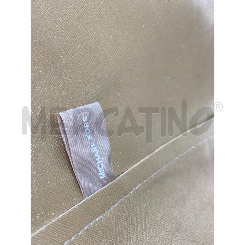 BORSA DONNA MICHAEL KORS BEIGE PAILLETTES  | Mercatino dell'Usato Torino tenivelli 5