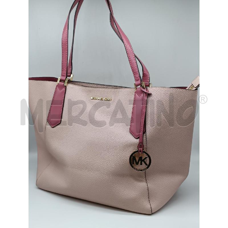 BORSA DONNA MICHAEL KORS ROSA DA PORTARE A SPALLA | Mercatino dell'Usato Torino tenivelli 1