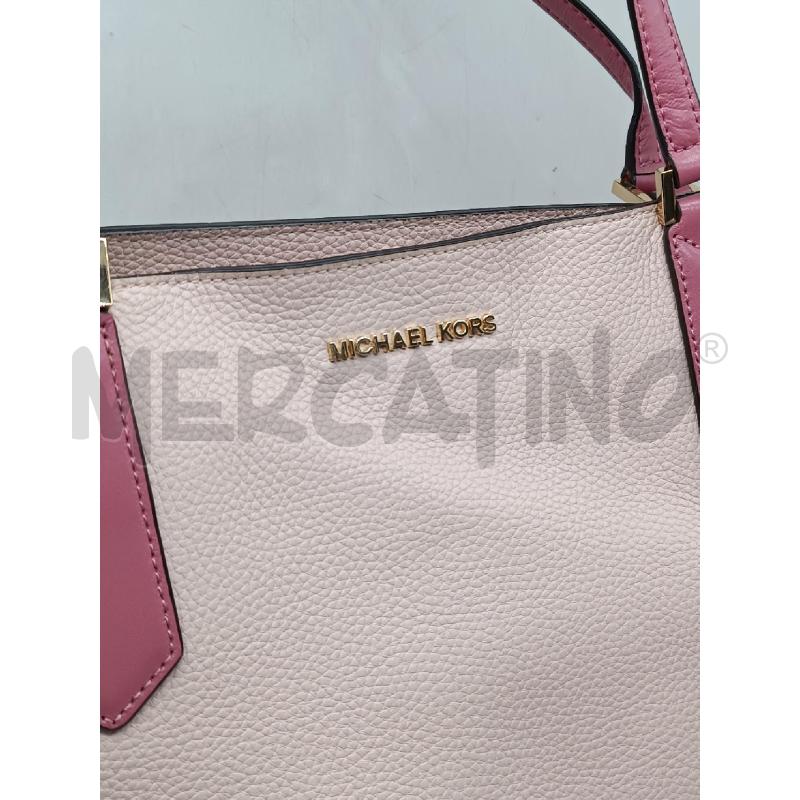 BORSA DONNA MICHAEL KORS ROSA DA PORTARE A SPALLA | Mercatino dell'Usato Torino tenivelli 3