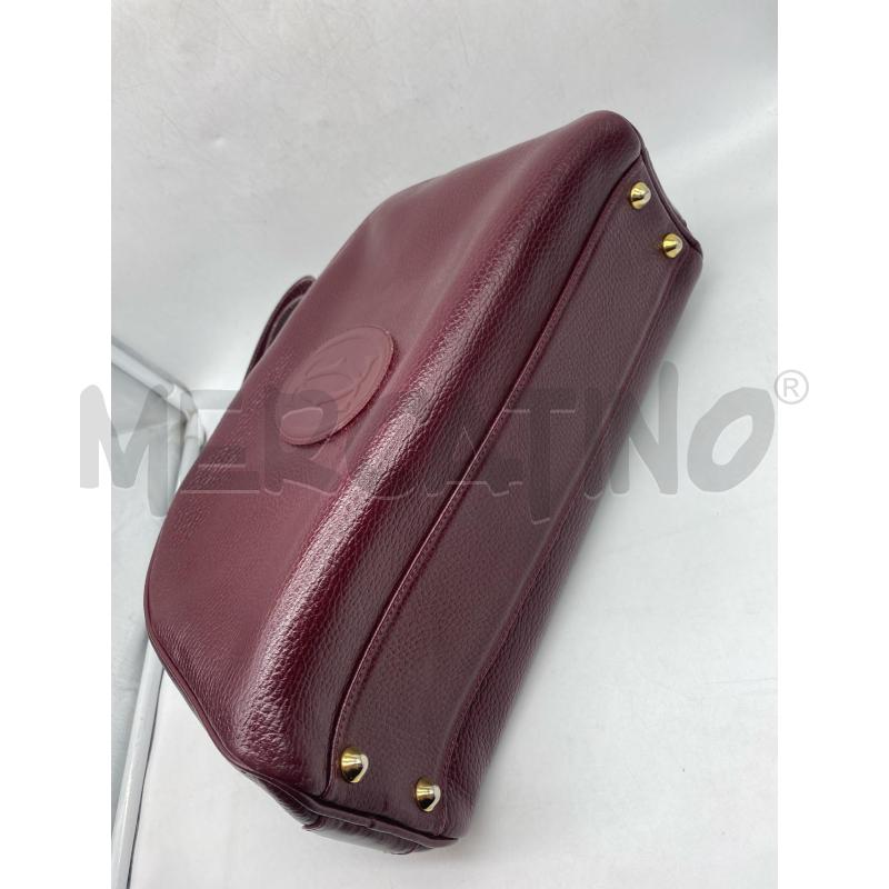 BORSA DONNA MUST DE CARTIER BORDEAUX MODELLO BAULETTO  | Mercatino dell'Usato Torino tenivelli 3