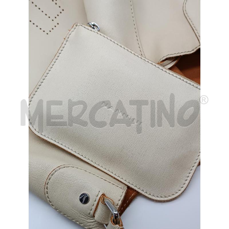 BORSA DONNA NANNINI BEIGE DA SPALLA | Mercatino dell'Usato Torino tenivelli 5