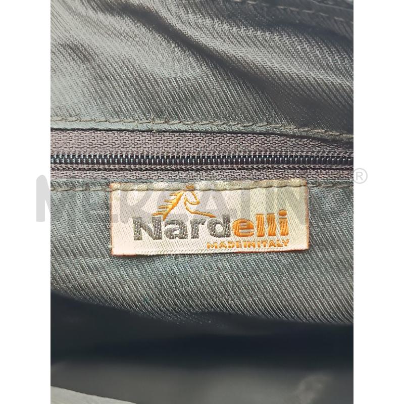 BORSA DONNA NARDELLI SCAMOSCIATO MARRONE ZIP CHROMATI  | Mercatino dell'Usato Torino tenivelli 5