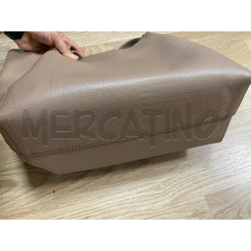 BORSA DONNA PATRIZIA PEPE GRIGIO TORTORA A SPALLA  | Mercatino dell'Usato Torino tenivelli 5