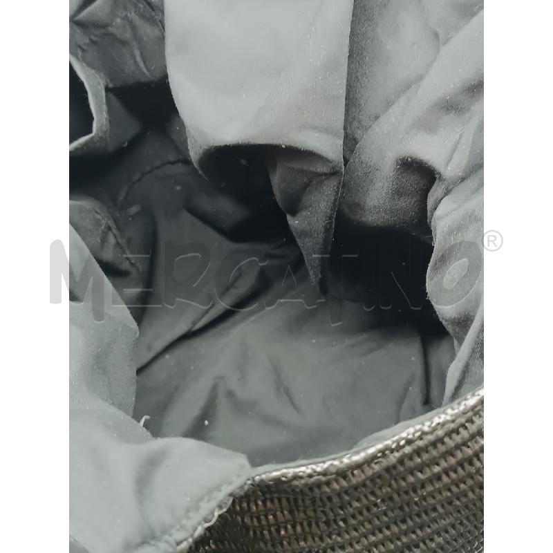 BORSA DONNA SECRET PON-PON NERA INTRECCIATA  | Mercatino dell'Usato Torino tenivelli 5