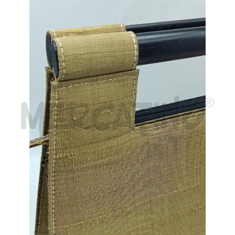 BORSA DONNA THAI SILK 100% VERDE QUADRATA RIGIDA VERDE  | Mercatino dell'Usato Torino tenivelli 2