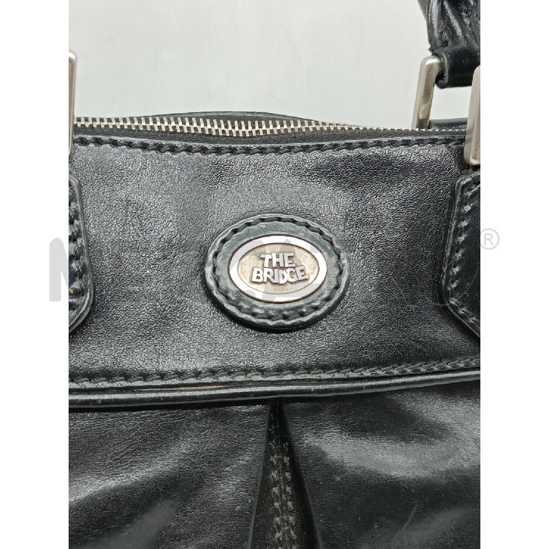 BORSA DONNA THE BRIDGE ELLE NERA E INSERTI ACCAIO  | Mercatino dell'Usato Torino tenivelli 2