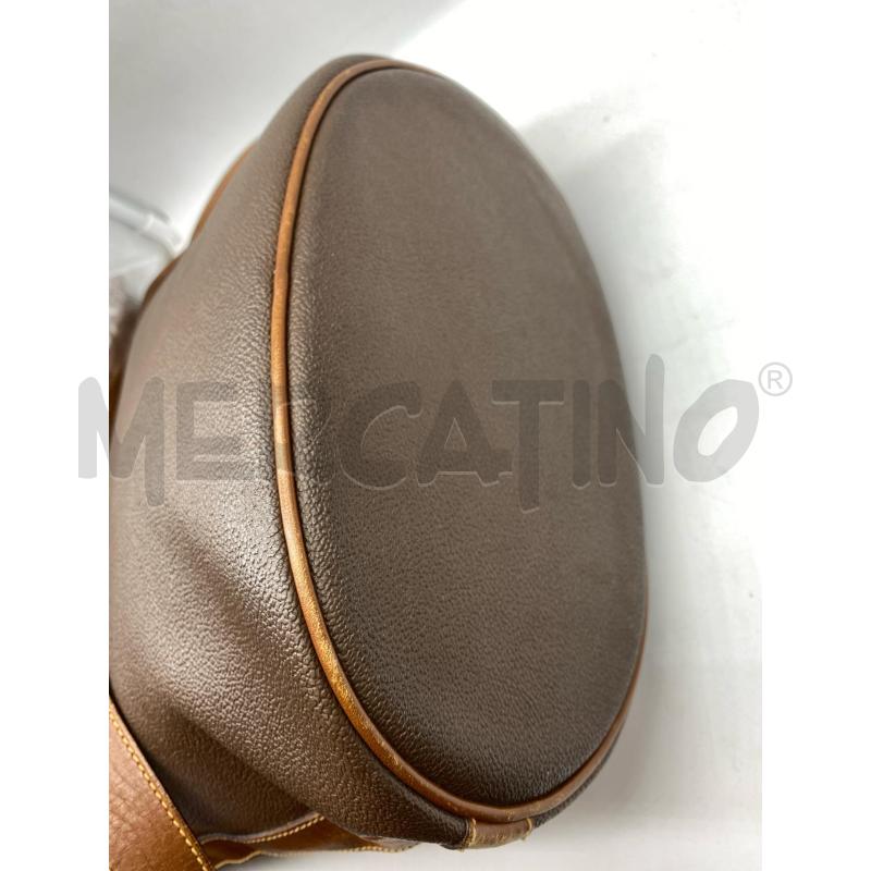 BORSA DONNA TRUSSARDI DI PELLE MARRONE  | Mercatino dell'Usato Torino tenivelli 5