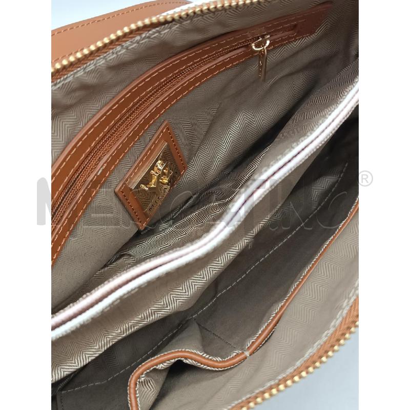 BORSA DONNA YNOT TRACOLLA BEIGE FANTASIA BLU PAESAGGIO MARE  | Mercatino dell'Usato Torino tenivelli 4