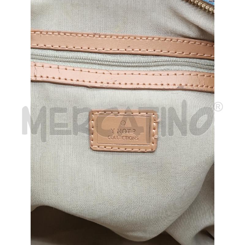 BORSA DONNA Y NOT BANDIERA ARGENTINA EFFETTO INVECCHIATO  | Mercatino dell'Usato Torino tenivelli 5