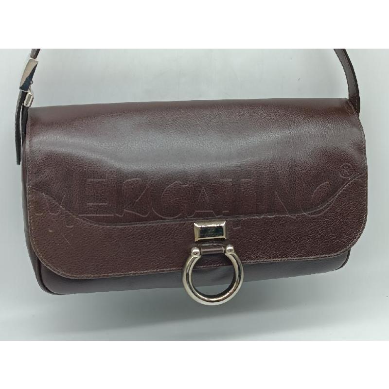 BORSA PELLE GAI MATTIOLO MARRONE DA SPALLA | Mercatino dell'Usato Torino tenivelli 1