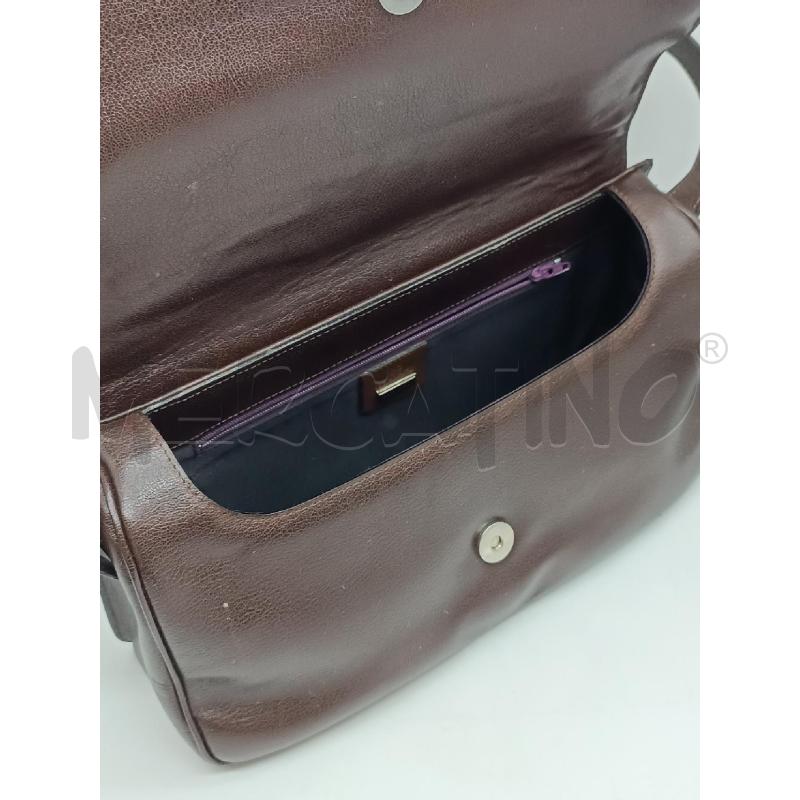 BORSA PELLE GAI MATTIOLO MARRONE DA SPALLA | Mercatino dell'Usato Torino tenivelli 4