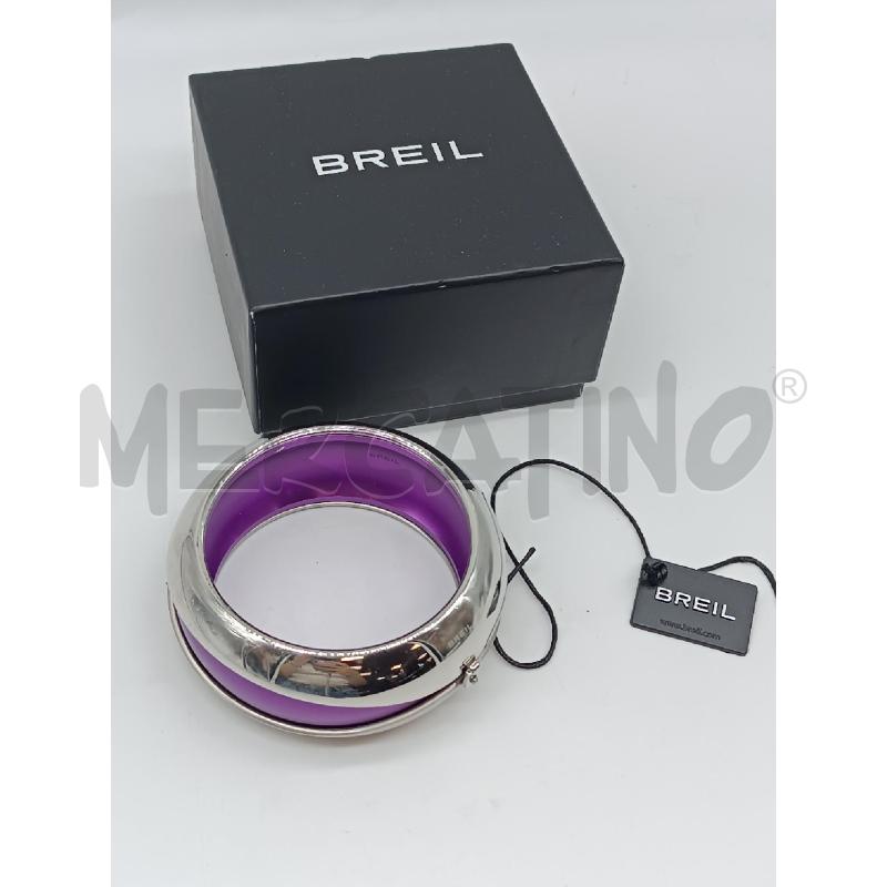 BRACCIALETTO BREIL RIGIDO CON INSERTO VIOLA  | Mercatino dell'Usato Torino tenivelli 1