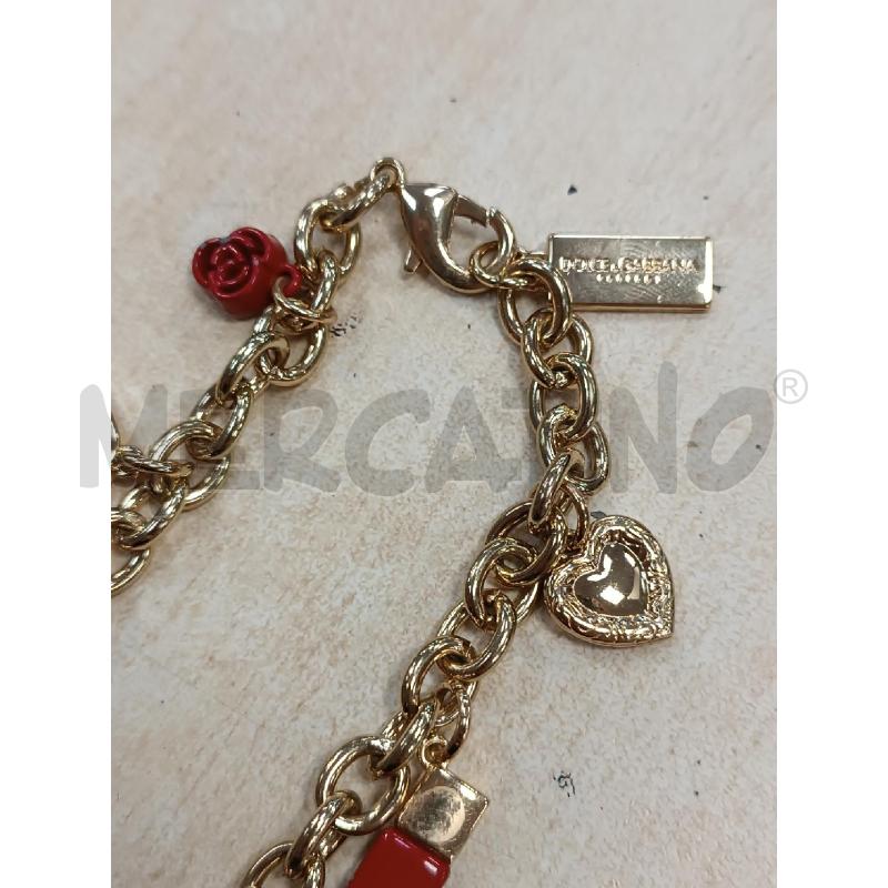 BRACCIALETTO DOLCE&GABBANA CATENA DORATA CON CHARMS  | Mercatino dell'Usato Torino tenivelli 4