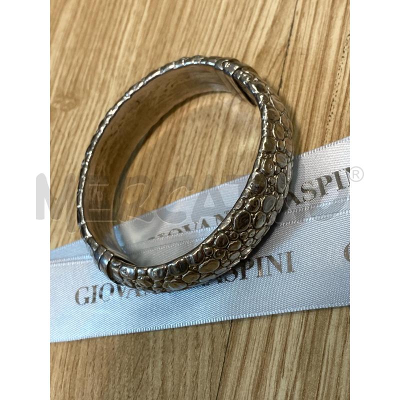 BRACCIALETTO GIOVANNI RASPINI RIGIDO EFFETTO MARTELLATO DIAMETRO 7CM | Mercatino dell'Usato Torino tenivelli 4