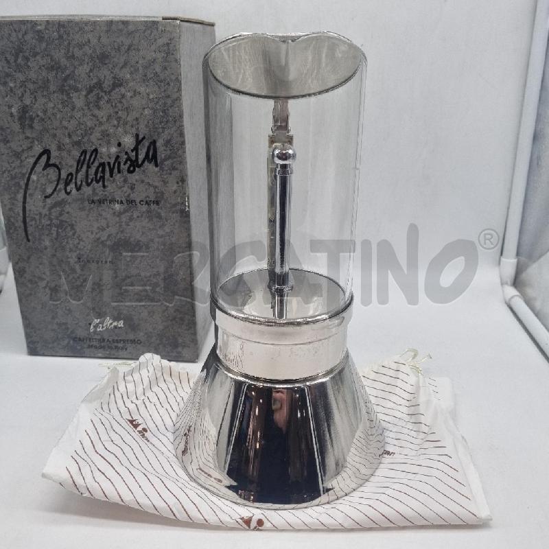 CAFFETTIERA NUOVA BELLAVISTA INOXPRAN DA 6 TAZZE | Mercatino dell'Usato Torino tenivelli 4