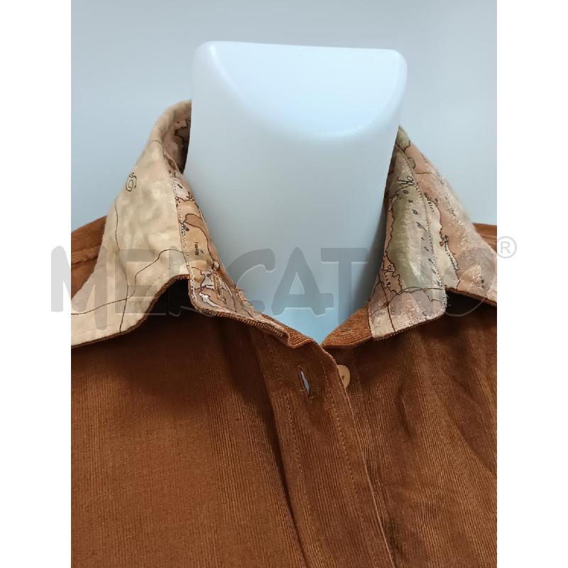 CAMICIA DONNA ALVIERO MARTINI PRIMA CLASSE BEIGE MARRONE A COSTYE FINE  | Mercatino dell'Usato Torino tenivelli 2