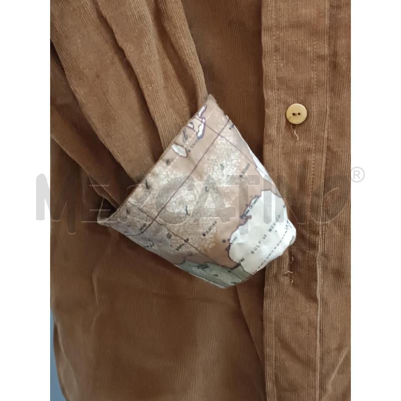 CAMICIA DONNA ALVIERO MARTINI PRIMA CLASSE BEIGE MARRONE A COSTYE FINE  | Mercatino dell'Usato Torino tenivelli 3