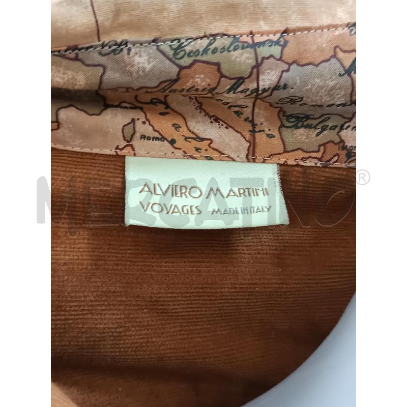CAMICIA DONNA ALVIERO MARTINI PRIMA CLASSE BEIGE MARRONE A COSTYE FINE  | Mercatino dell'Usato Torino tenivelli 5