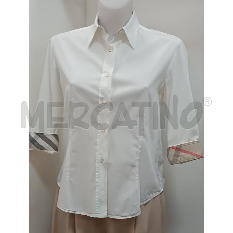 CAMICIA DONNA BURBERRY IANCA MANICA 3/4  | Mercatino dell'Usato Torino tenivelli 1