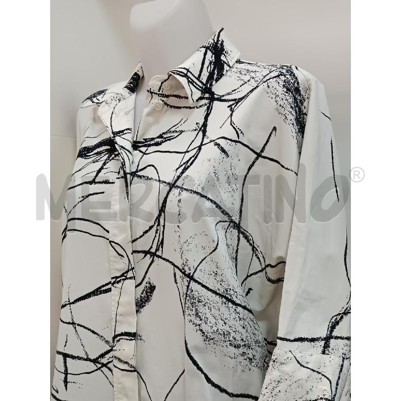 CAMICIA DONNA COS BIANCA NERA 1/2MANICA | Mercatino dell'Usato Torino tenivelli 3