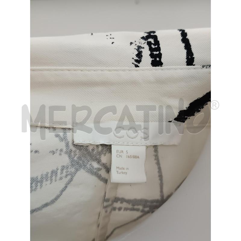 CAMICIA DONNA COS BIANCA NERA 1/2MANICA | Mercatino dell'Usato Torino tenivelli 4