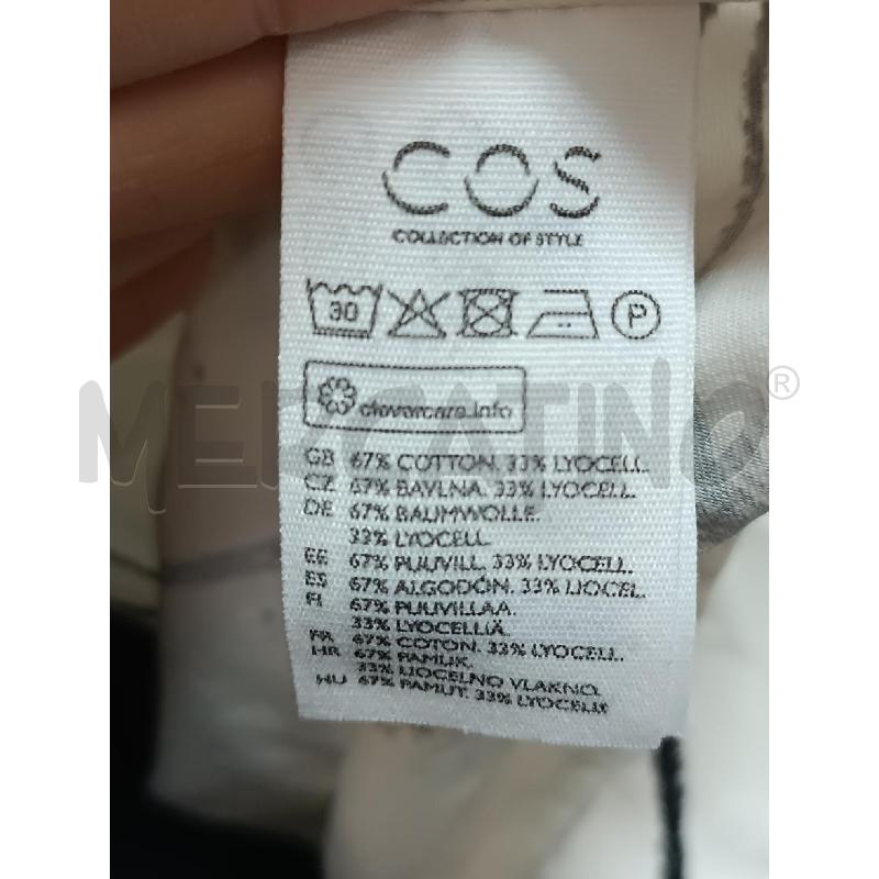 CAMICIA DONNA COS BIANCA NERA 1/2MANICA | Mercatino dell'Usato Torino tenivelli 5