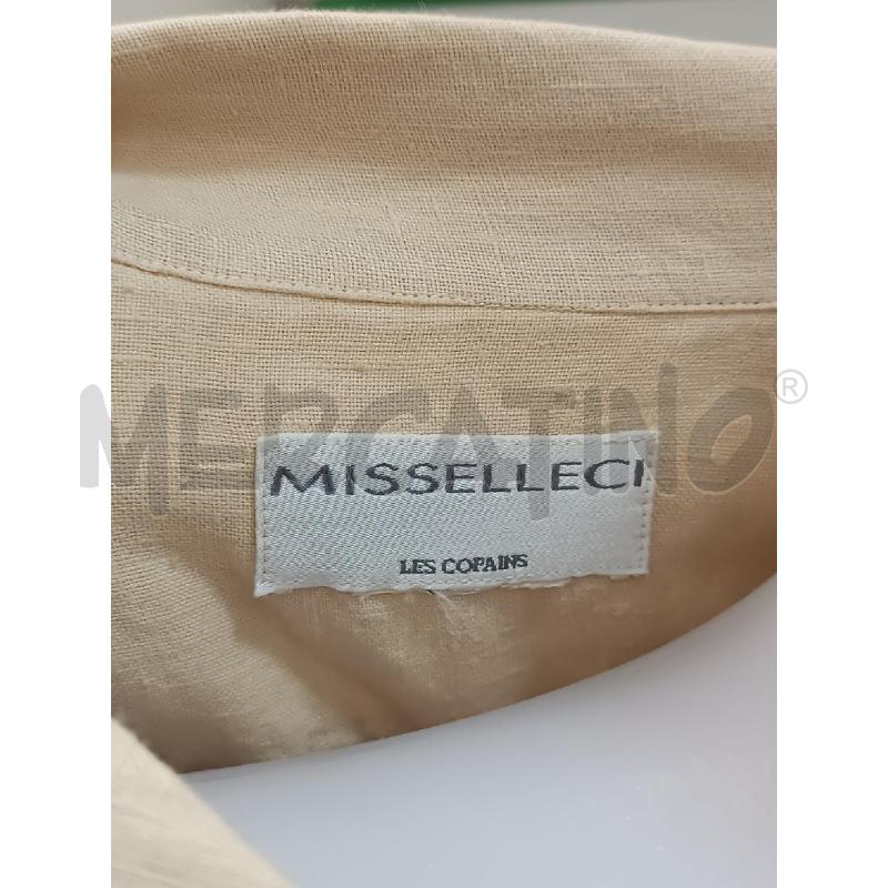 CAMICIA DONNA DI LINO BEIGE SPACCHI LATERALI  | Mercatino dell'Usato Torino tenivelli 4