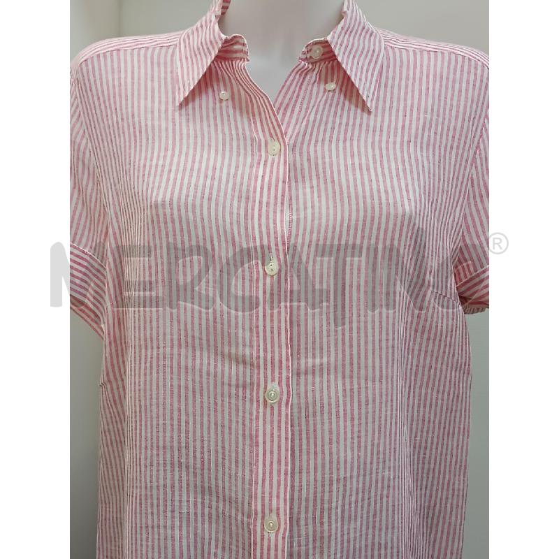 CAMICIA DONNA GANT 1/2 MANICA RIGHE ROSA BIANCO  | Mercatino dell'Usato Torino tenivelli 2