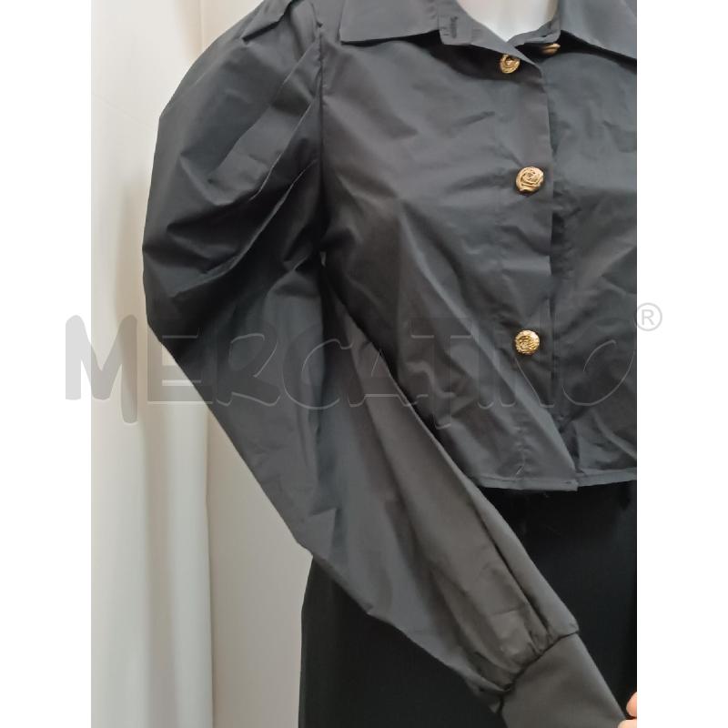 CAMICIA DONNA HAVEONE NERA BOTTONI DORATI  | Mercatino dell'Usato Torino tenivelli 2