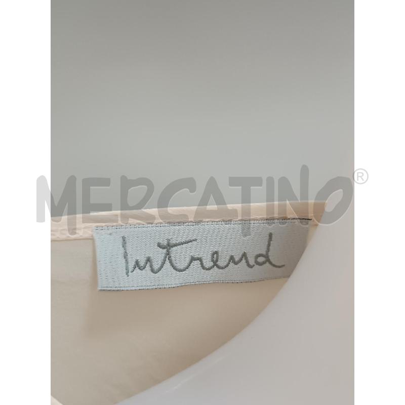 CAMICIA DONNA INTREND PANNA BEIGE  | Mercatino dell'Usato Torino tenivelli 4