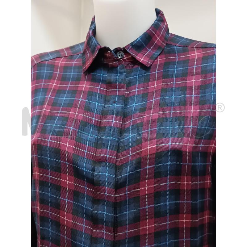 CAMICIA DONNA INTREND QUADRETTI ROSA BLUNOTTE VISCOSA E SETA  | Mercatino dell'Usato Torino tenivelli 2