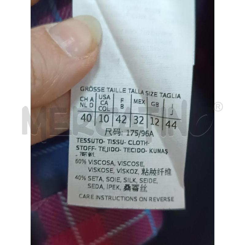 CAMICIA DONNA INTREND QUADRETTI ROSA BLUNOTTE VISCOSA E SETA  | Mercatino dell'Usato Torino tenivelli 3