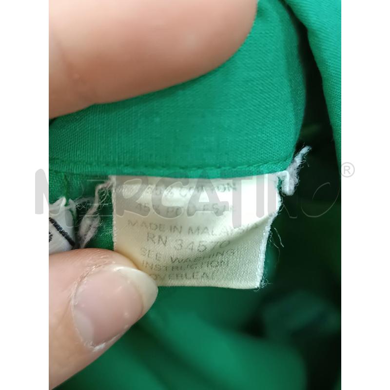 CAMICIA DONNA JACQUES RICHARDS VERDE 1/2MANICA  | Mercatino dell'Usato Torino tenivelli 5
