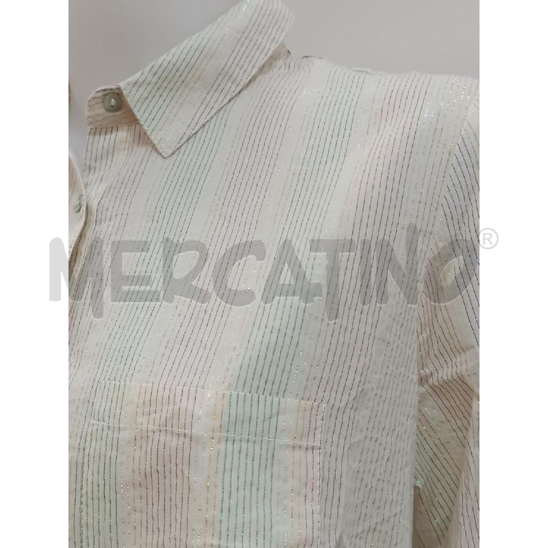 CAMICIA DONNA KARL MARC JOHN BEIGE FILO LUCCICANTE  | Mercatino dell'Usato Torino tenivelli 2