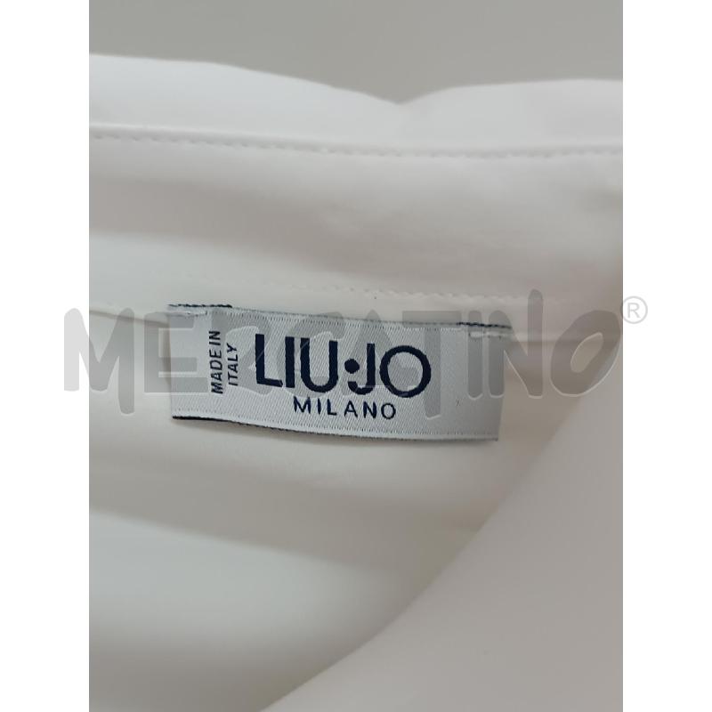 CAMICIA DONNA LIU JO BIANCA BORCHIE DORATE | Mercatino dell'Usato Torino tenivelli 4