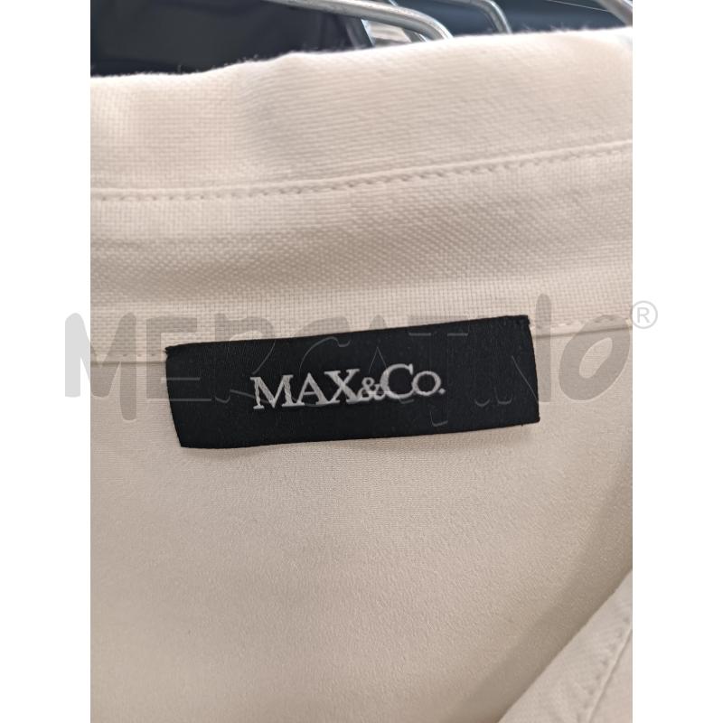 CAMICIA DONNA MAX&CO BIANCA DI COTTONE  | Mercatino dell'Usato Torino tenivelli 4